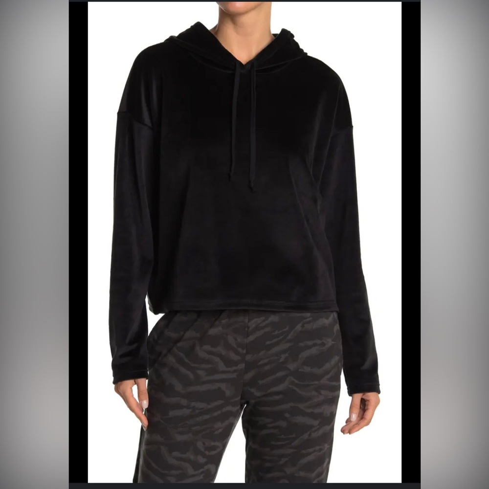 Z by Zella Velour Hoodie & Pants Bundle | size xl | Black